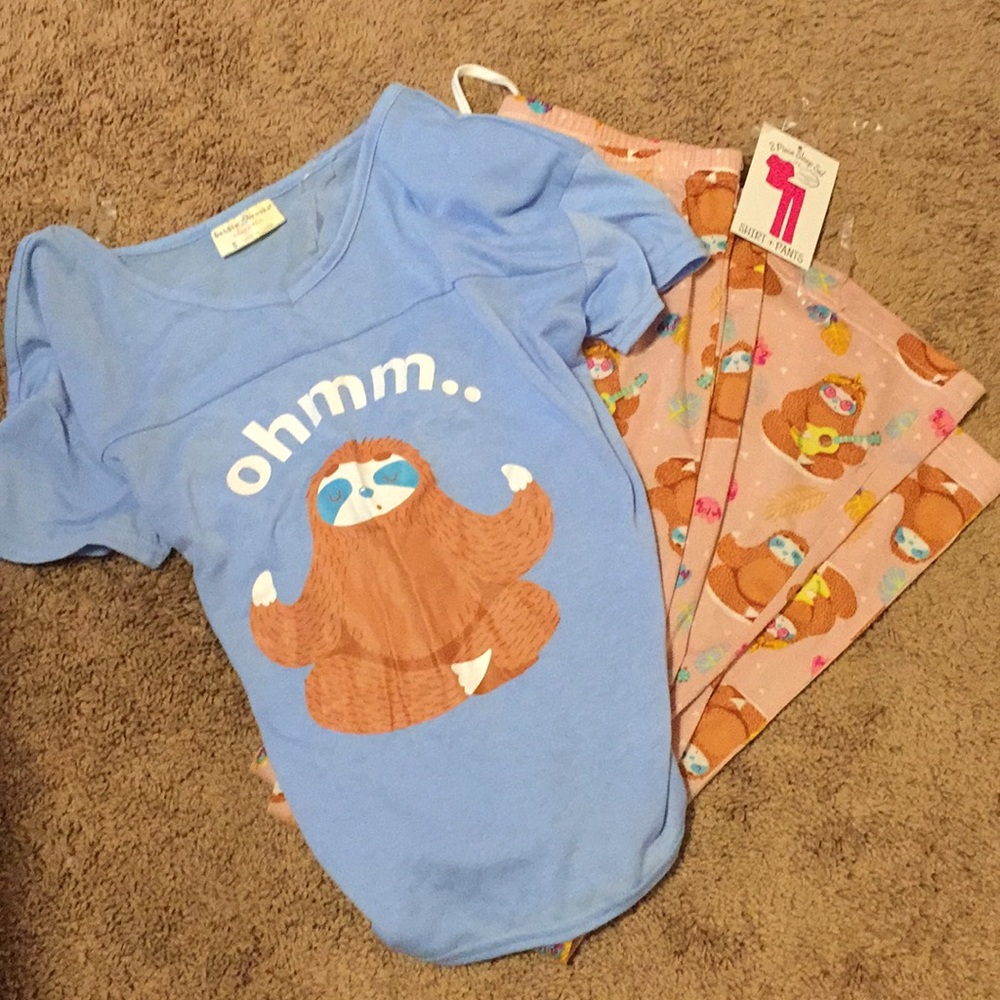 2 Piece Sloth Pajamas